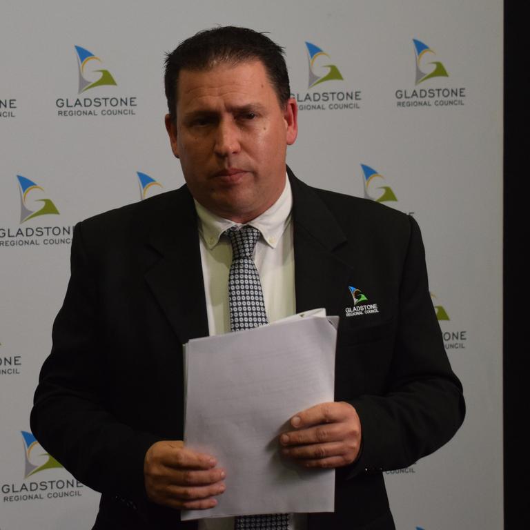 Gladstone Regional Council Mayor, Matt Burnett at the launch of the Gladstone Region Economic Transition Roadmap. Picture: Nilsson Jones