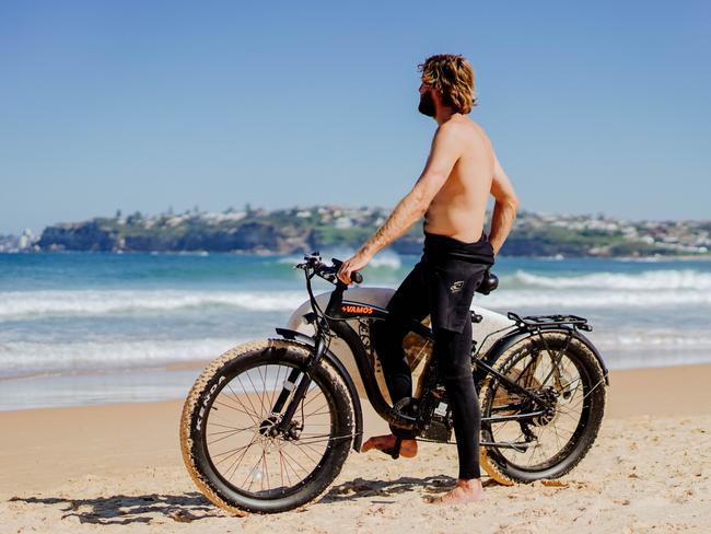 This Australian eBicycle cruiser can travel up to 50km on and off road. Picture: Supplied