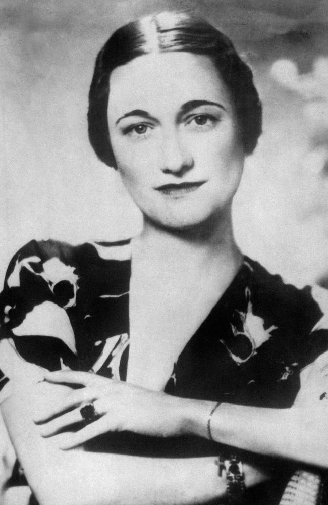 American socialite Wallis Simpson. Picture: AFP Photo