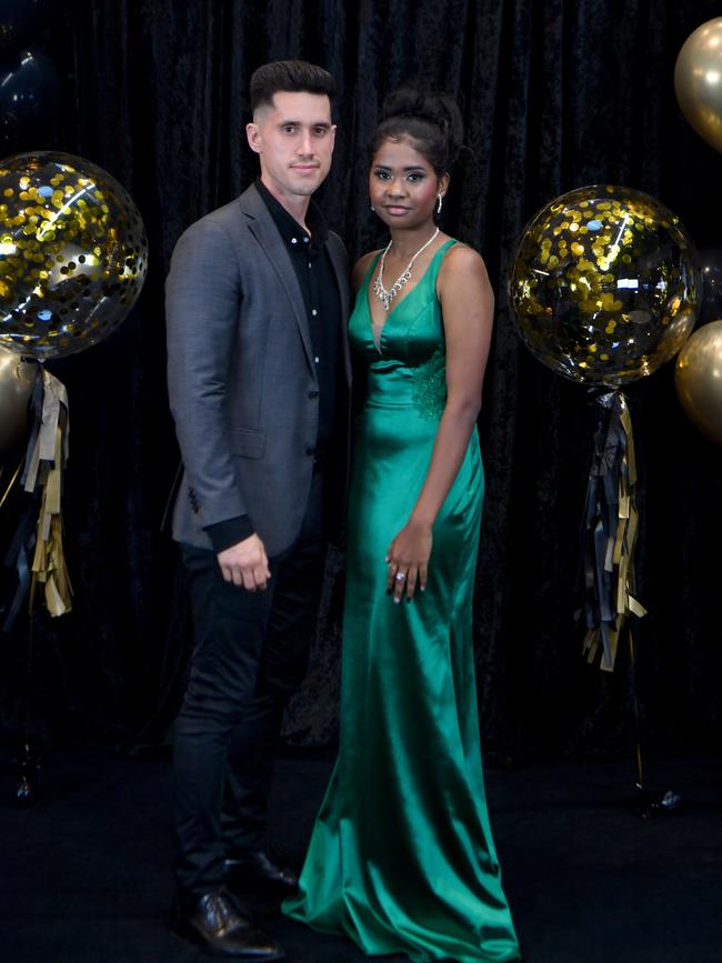 SCHOOL FORMAL 2022 - CALVARY CHRISTIAN COLLEGE. Max King (not a graduating student) and Liana Bee. Picture: Evan Morgan