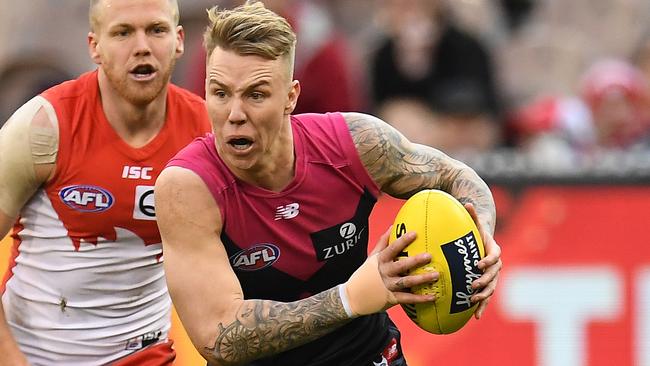 Will Dee speedsters like James Harmes bust the Cats open? Picture: AAP