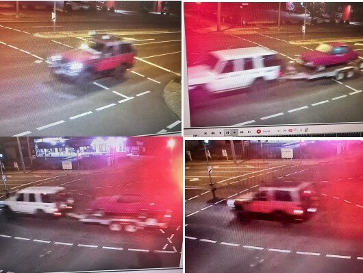 Police want to speak to the owners of the three cars caught on CCTV following a break in at a Warwick car dealership. (Photo: Queensland Police)