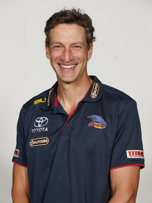 Adelaide Crows AFLW head coach Matthew Clarke.