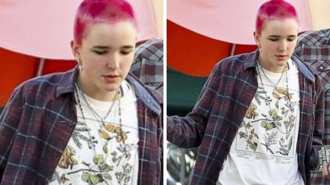 Ben Affleck's daughter embraces the buzz cut. Picture:BackGrid