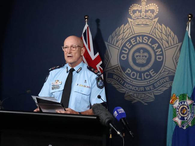 Queensland Police Commissioner Steve Gollschewski says cops are overworked. Picture: Liam Kidston