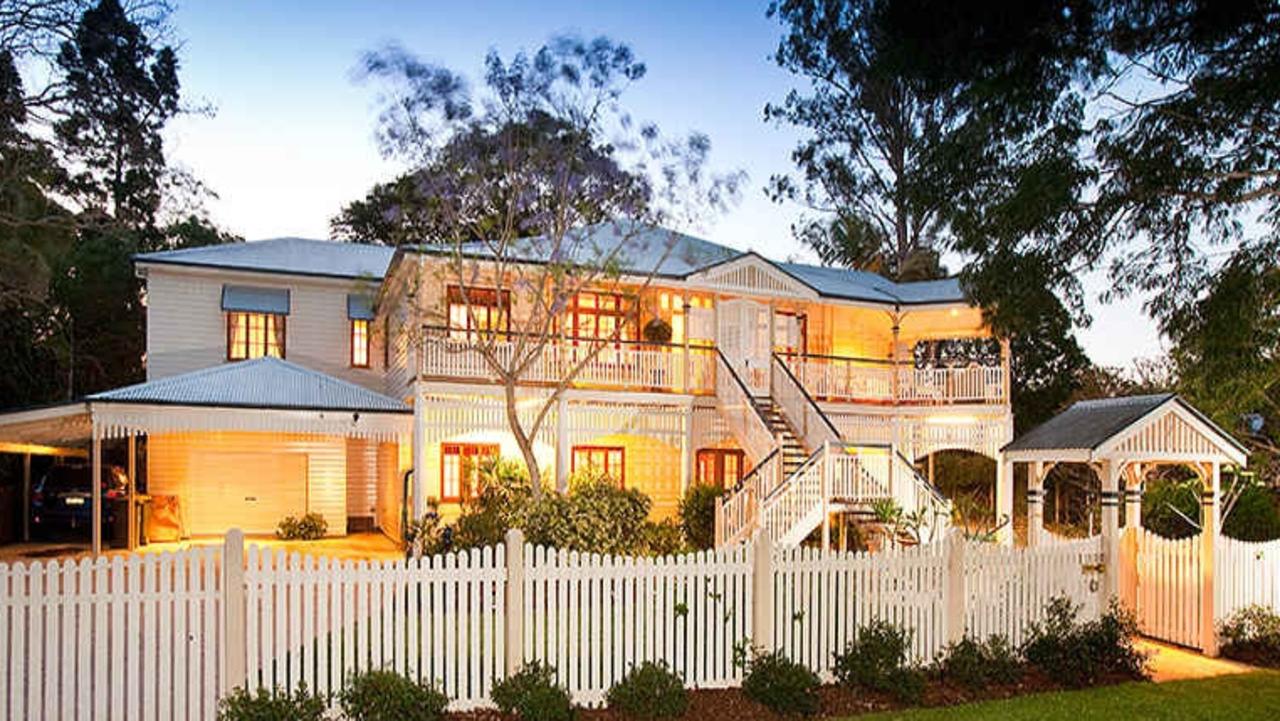 This traditional Queenslander house at Chelmer also featured in the series