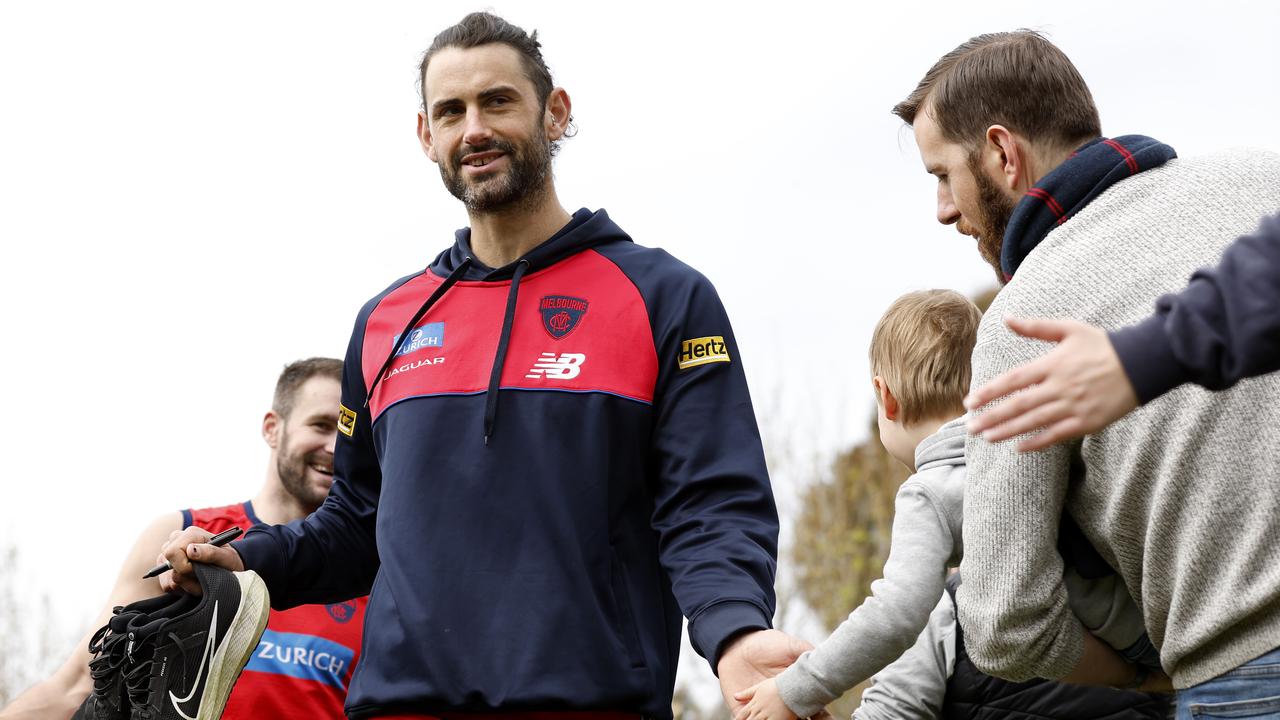 Brodie Grundy of the Demons. Picture: Darrian Traynor/Getty Images