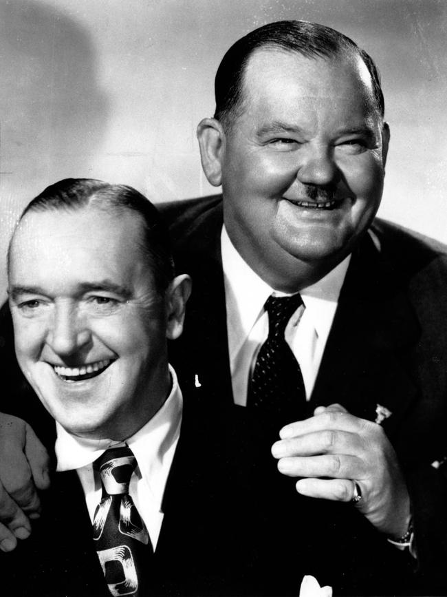 Laurel and Hardy.