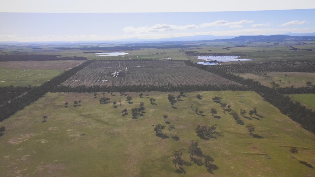 Grazier Roderic O'Connor's 17,400ha Cressy property, Connorville, the proposed site of a new $500m, 288MW solar farm, due for commissioning in 2026. Picture: Supplied