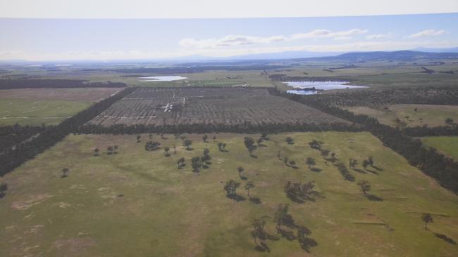 Grazier Roderic O'Connor's 17,400ha Cressy property, Connorville, the proposed site of a new $500m, 288MW solar farm, due for commissioning in 2026. Picture: Supplied