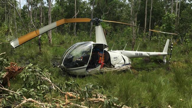 The helicopter carrying Chris 'Willow' Wilson crashed in remote West Arnhem Land in February, 2022.