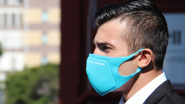 Remzi Bektasovski outside court on Monday. Picture: Madeline Crittenden