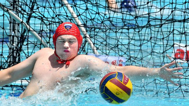 Carina Leagues Warriors goalie Max Culleton was a match-winner in the last quarter. Picture, John Gass