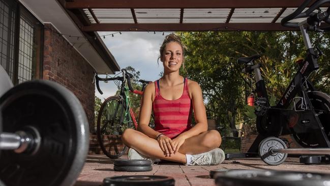 Distance swimmer Maddy Gough has smashed the Australian 1500m short-course freestyle record. Picture: Cavan Flynn.