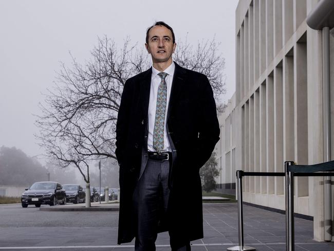 Dave Sharma outside parliament. Picture: NCA NewsWire / Gary Ramage