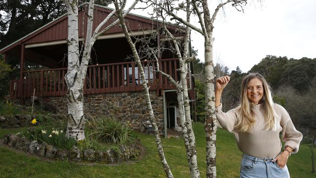 Ellie Bonnett at her house in Daylesford. Picture: Yuri Kouzmin