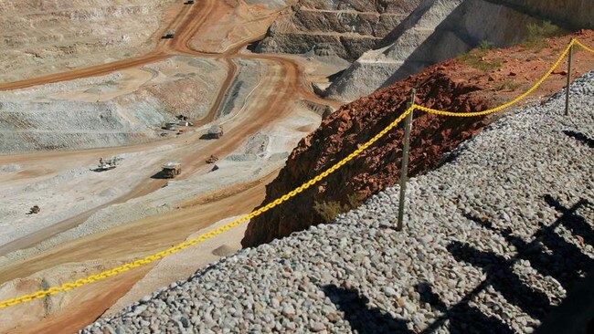 Newcrest Mining’s Telfer mine in the Pilbara. Newcrest’s merger with Newmont is almost a done deal. Picture: Bloomberg