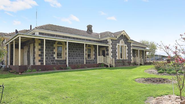 The Homestead bluestone residence has been sold along with 412ha of mixed farmland.