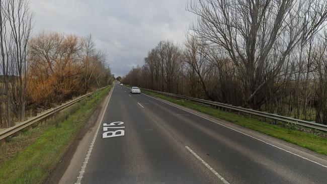 A driver has been killed in a crash on the Northern Hwy in Moranding. Picture: Google Streetview