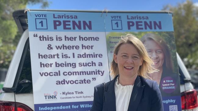 Larissa Penn on the day of Willoughby’s by-election