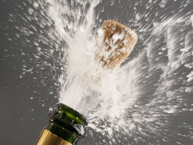 TASTE   Champagne cork bottle pop explosion open