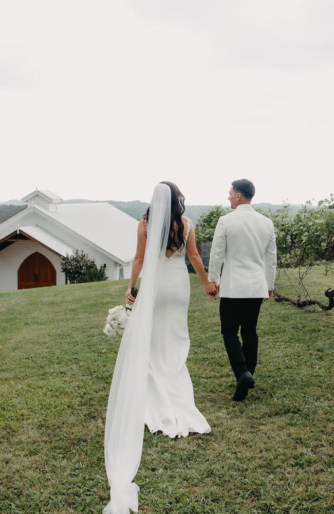 The wedding had been delayed two years due to Covid. Photo: Courtney, Black Palm Collective