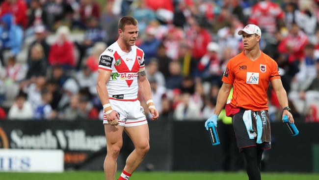 Centre Euan Aitken won’t return from injury for the semi-final. Picture: Brett Costello