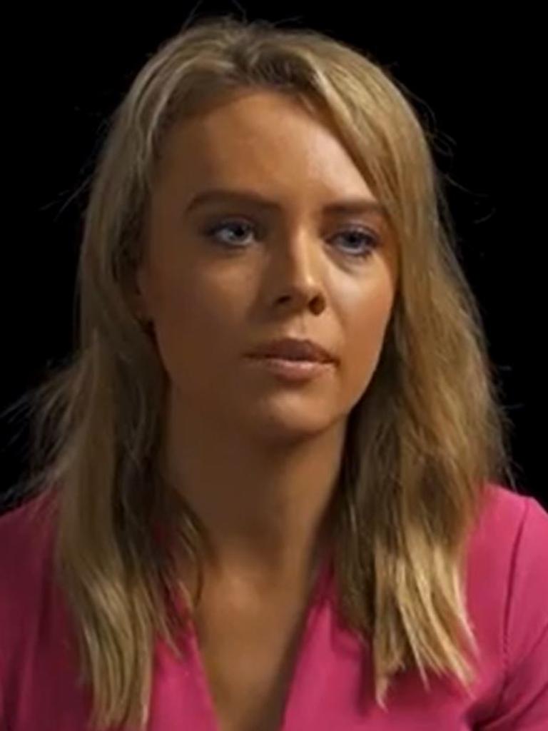 During the interview with Channel Nine reporter Hannah Sinclair, Thomas Hofer repeatedly proclaimed his innocence. Picture: A Current Affair/Channel 9