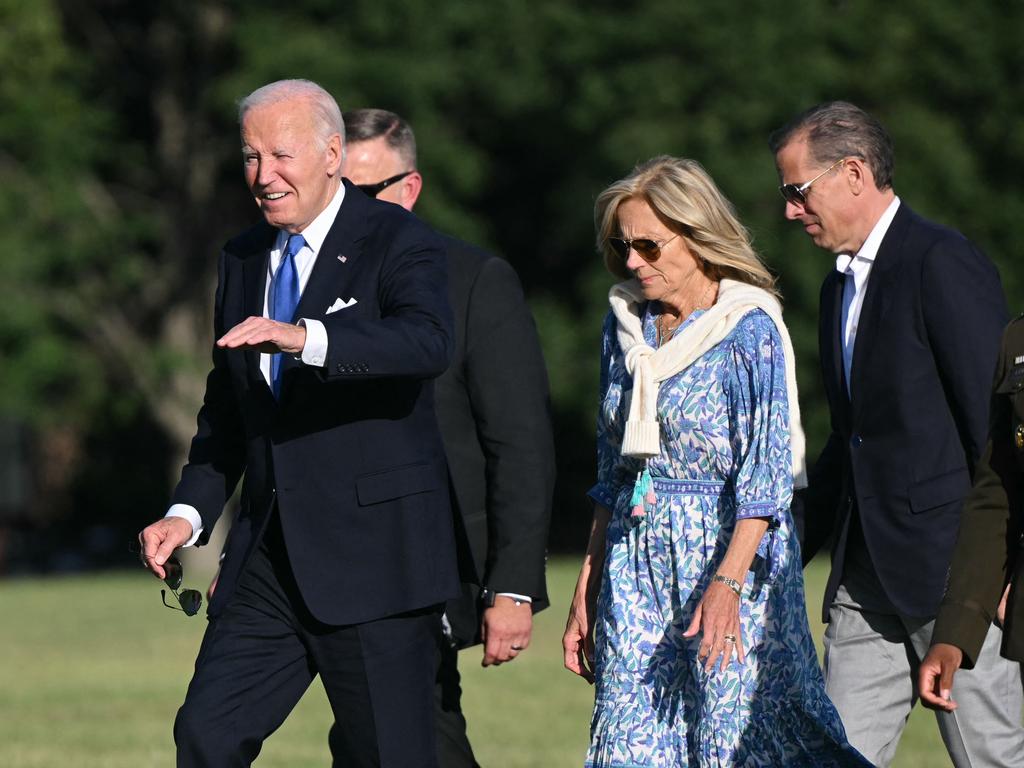 Mr Biden has rejected calls to drop out. Picture: Mandel Ngan/AFP