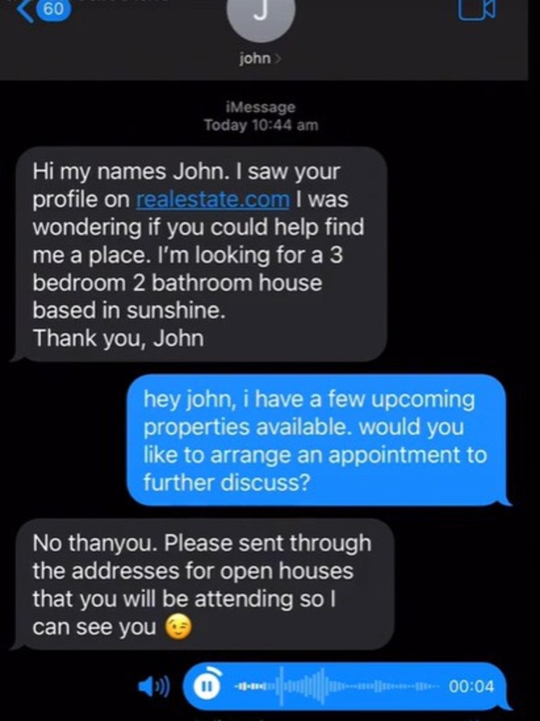 The real estate agent came up with an ingenious way to deal with sleazy clients. Picture: Create Real Estate/TikTok