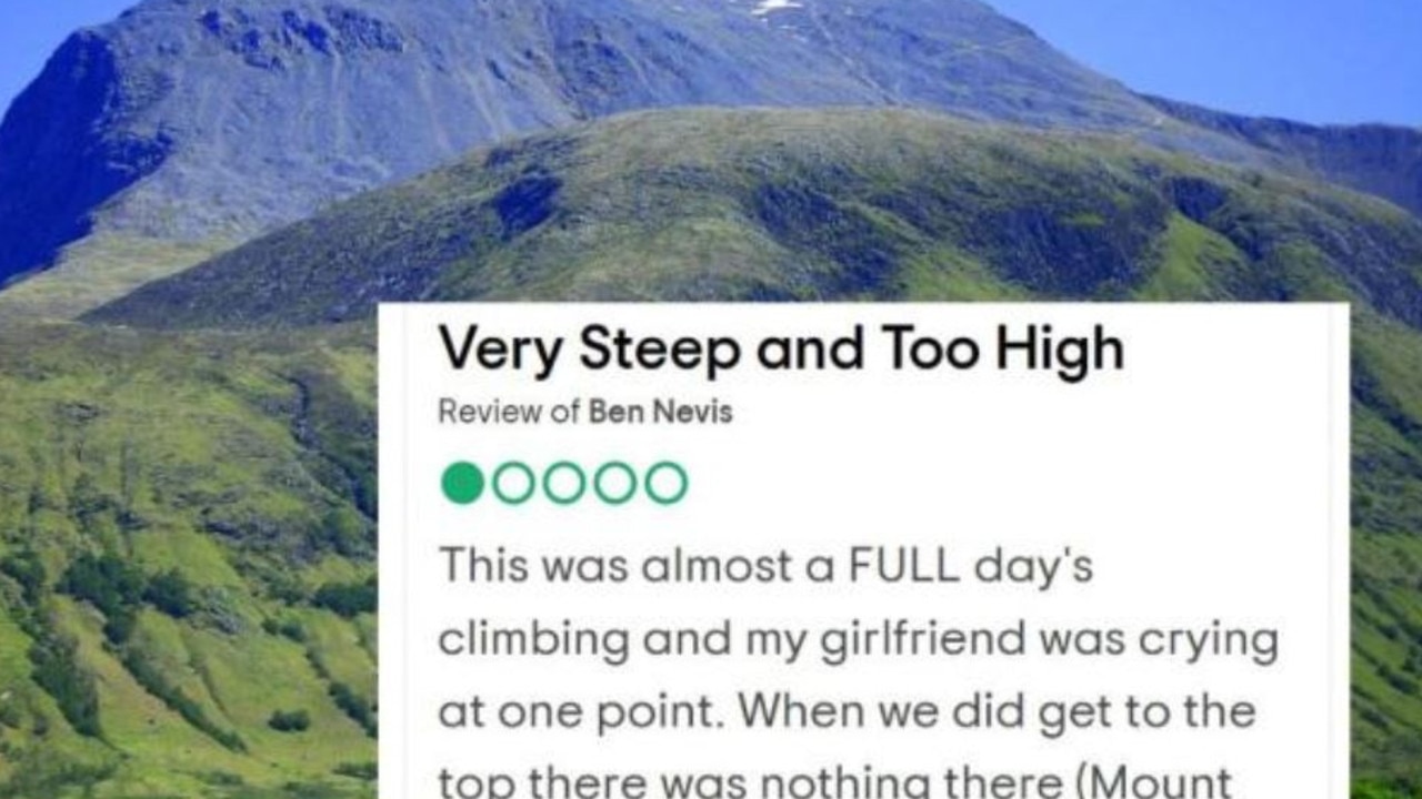 Ben Nevis, Scotland. Picture: TripAdvisor