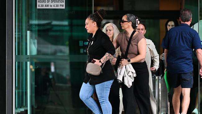 Some broke down upon learning Mr Selby would fight his charge. Picture: Dan Peled / NewsWire