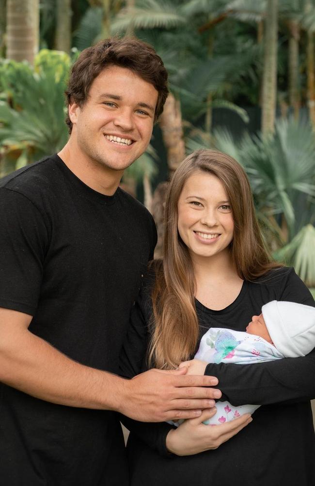 The pair said their first week as parents has been filled with “infinite love”. Picture: Instagram