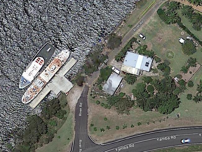 The site of the proposed development at 12 River Road, Palmers Island. Photo: Google Maps