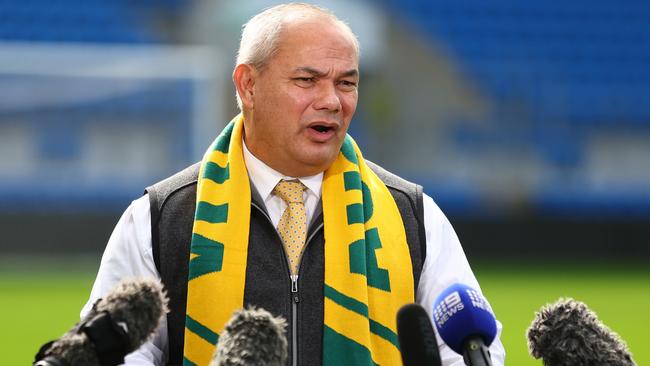 Mayor Tom Tate. (Photo by Chris Hyde/Getty Images for Football Australia)