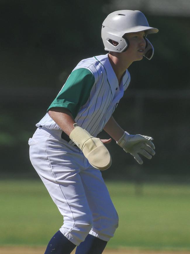 Met North V Sunshine Coast at the 12-14 years QLD School Sport 12-14 years Baseball Championships at Benowa. Picture: Glenn Campbell
