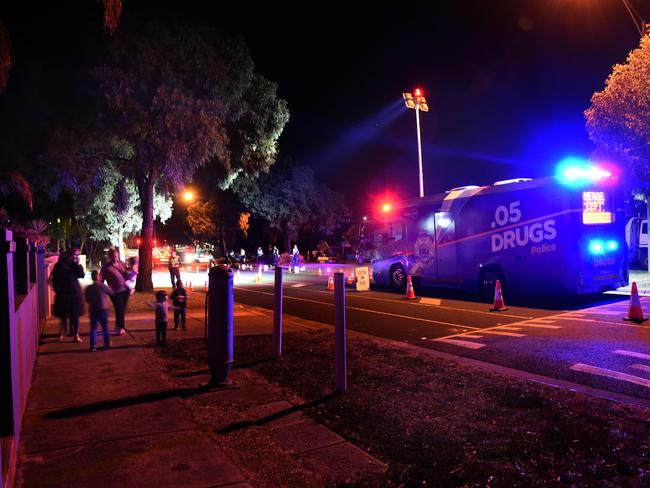 Inspector Dani Leemon with the new smaller booze buses will be unleashed to catch drink drivers in smaller side streets across Melbourne. Picture: Tony Gough