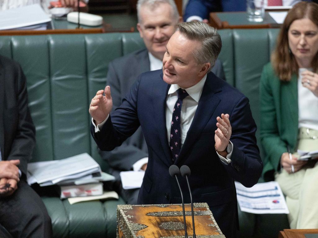 Chris Bowen says he will continue to negotiate with the Greens. Picture: NCA NewsWire / Gary Ramage