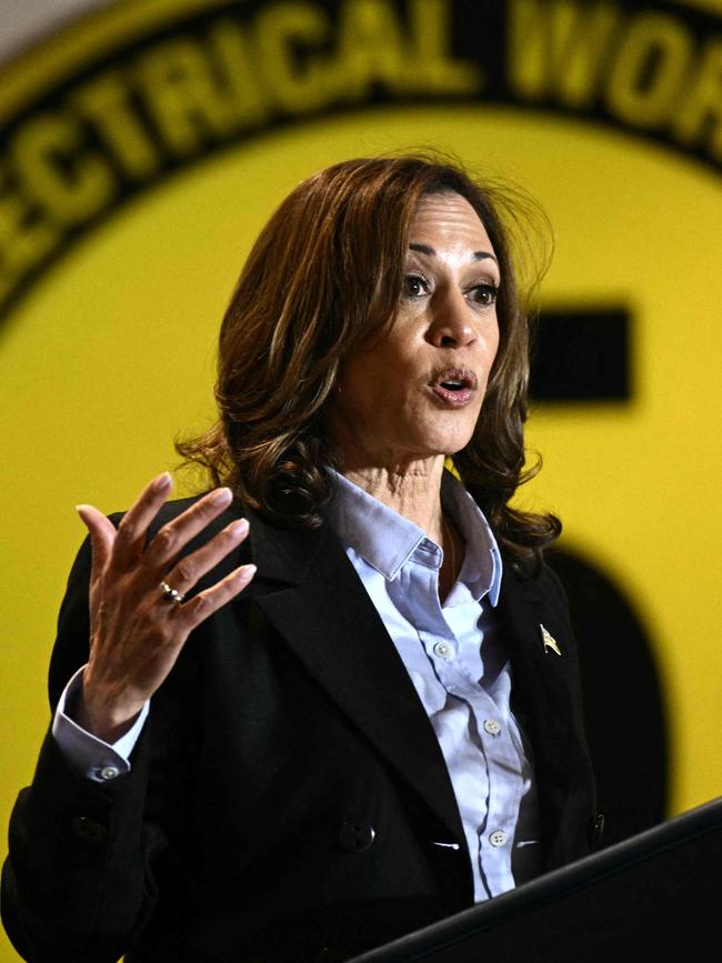 US Vice President and Democratic presidential candidate Kamala Harris. Picture: AFP