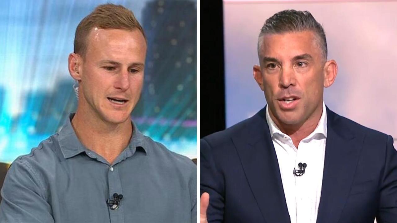 NRL star’s scandal blown open on live TV