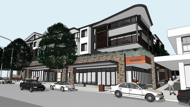 The development will feature retail units on the ground floor. Picture: Gartner Trovato Architects