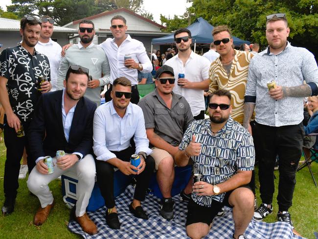 Mitch Williamson’s Buck’s Party at the Alex Scott &amp; Staff Woolamai Cup on Saturday, February 8, 2025. Picture: Jack Colantuono