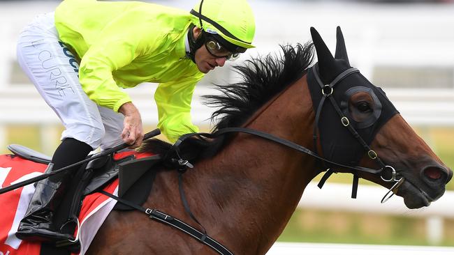 Former Darren Weir horse Yogi won the opening race at Caulfield for new trainer Ciaron Maher. Picture: Picture: AAP