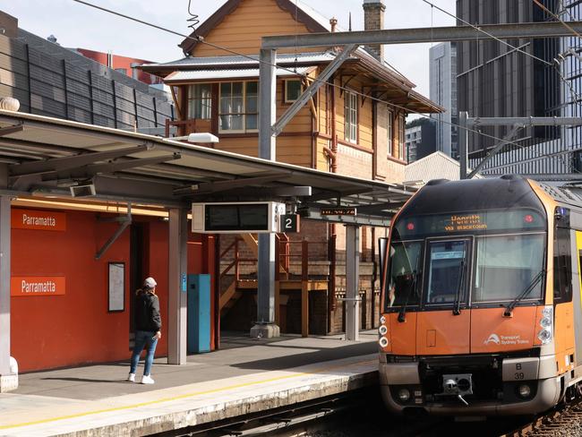 Parramatta train station