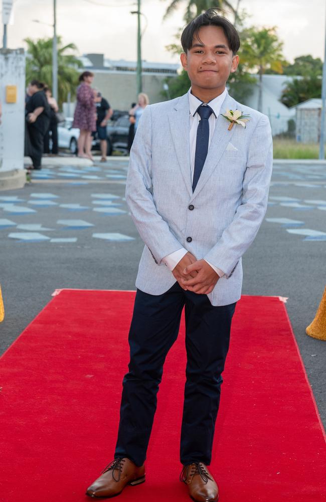 Julius Gasataya at Mackay Northern Beaches State High School Saturday 7 October 2023 Picture:Michaela Harlow