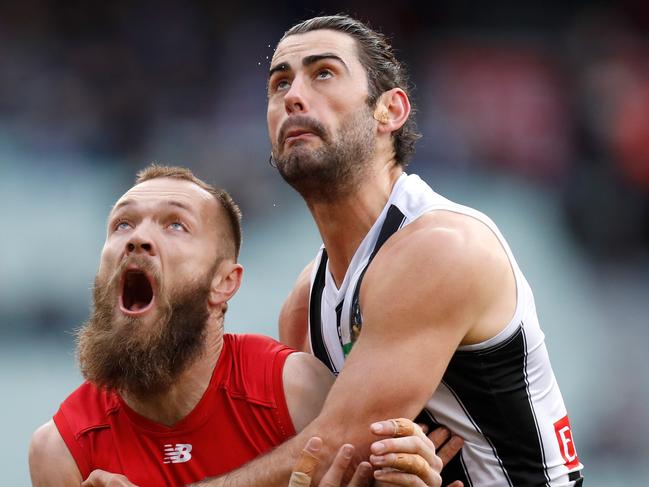 Max Gawn and Brodie Grundy have both again had big years. Pic: Getty Images