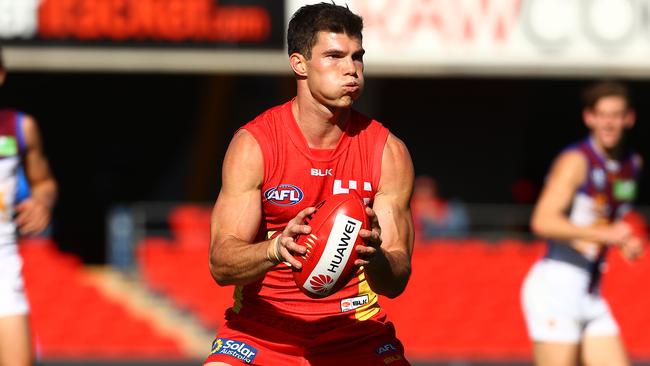 Jaeger O'Meara has requested a trade from Gold Coast but if yet to announced his club of choice. Picture: Adam Head