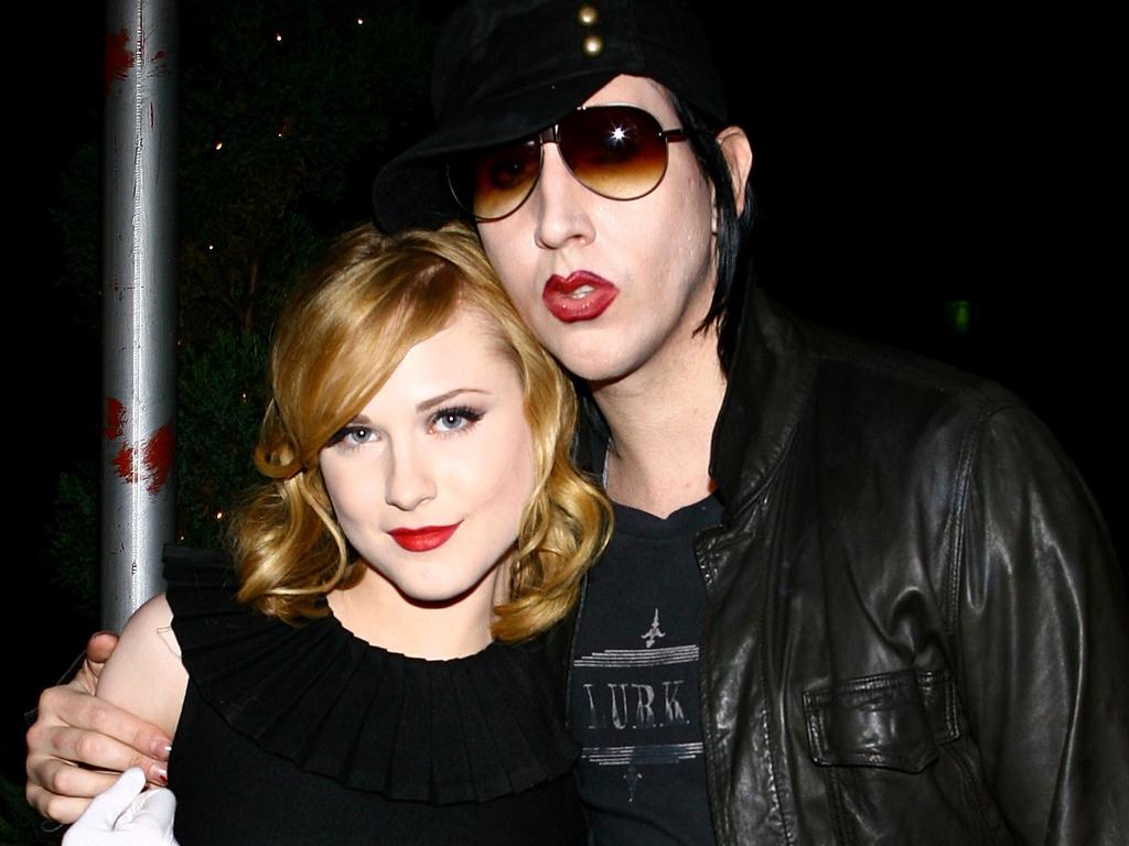 Marilyn Manson and Evan Rachel Wood dated for four years, with the actress claiming she was ‘tortured’ by the musician. Picture: Scott Wintrow/Getty Images North America/AFP