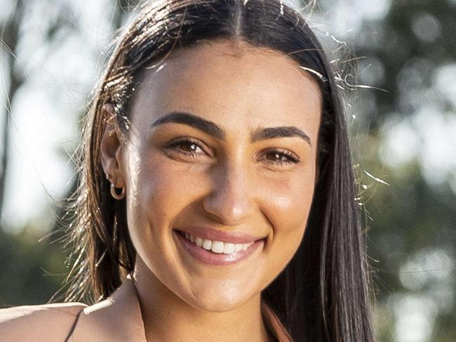 EMBARGO: Sunday, June 21, 2020 - Tayla Damir, former Love Island contestant who is the partner of Nathan Broad (Richmond). Picture: Tim Carrafa