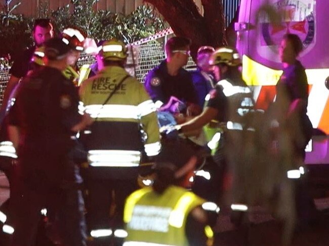 A man is fighting for life after he was shot in the head and chest in Campsie overnight. PICTURE: TNV